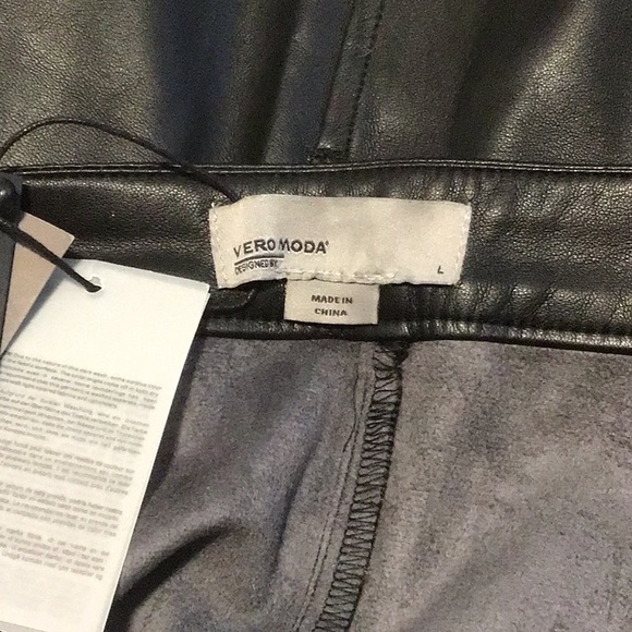 NWT vero moda faux leather pencil skirt size large - Picture 5 of 5